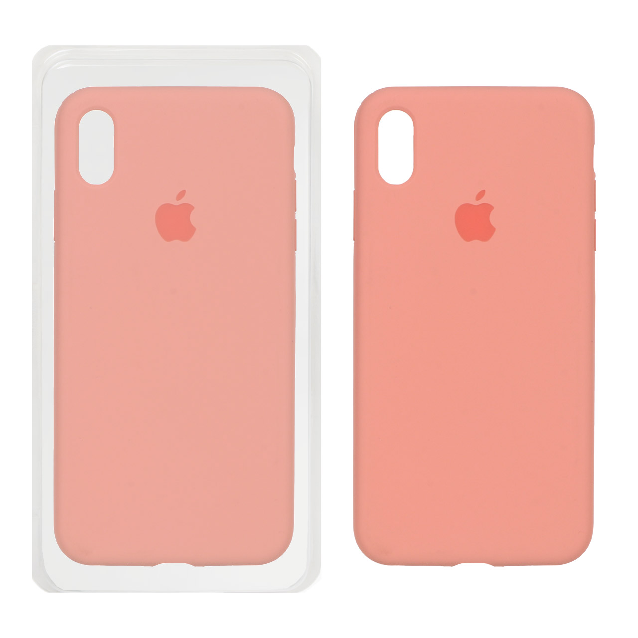 قاب سیلیکونی پاک کنی اورجینال Apple iPhone X Max / iPhone XS Max - صورتی کد 3 (پک اصلی)